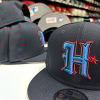 Image 1 of New Era 9Fifty Navy H  Texans SnapBack 