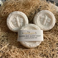 Image 1 of Queen Bee Triple Butter Honey Guest Soap