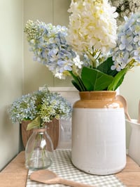 Image 2 of Pale Blue Posy & Vase