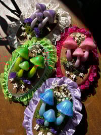 Image 3 of Mushroom wooden frame LED