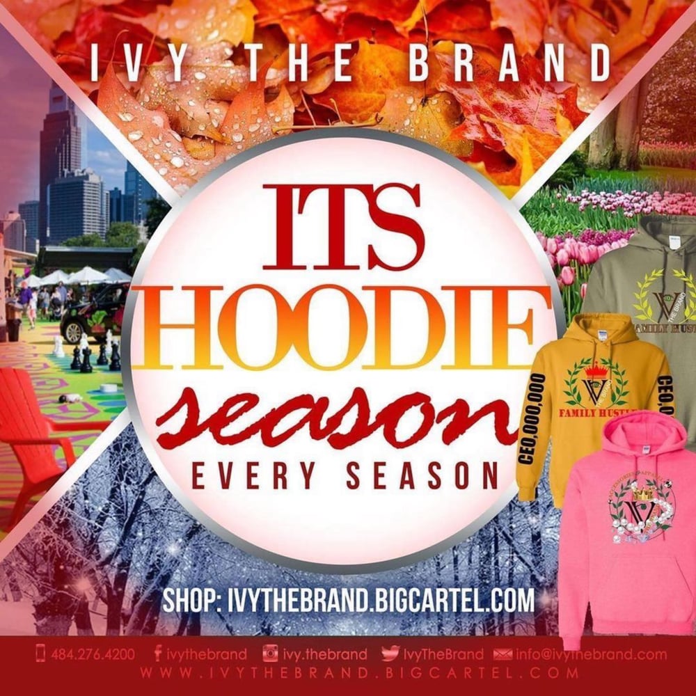 IvyTheBrand Drip Diamonds & Pearls League Hoodie 