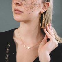 Image 3 of Hoops & Chains Fuck It Necklace 