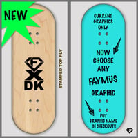 Image 1 of DK X FAYMUS COLLAB DECKS. PUT FULL FAYMÜS GRAPHIC NAME IN CHECKOUT NOTES!