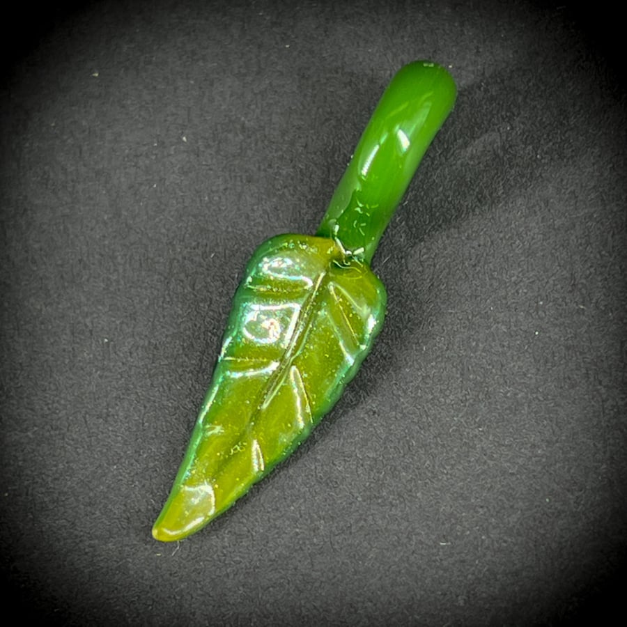 Image of Mini Green Leaf Pendant