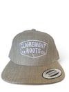 Heather grey patch logo SnapBack 