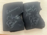 worn black Kneepads 