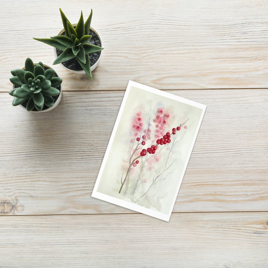Image of Sweet Berries Greeting card
