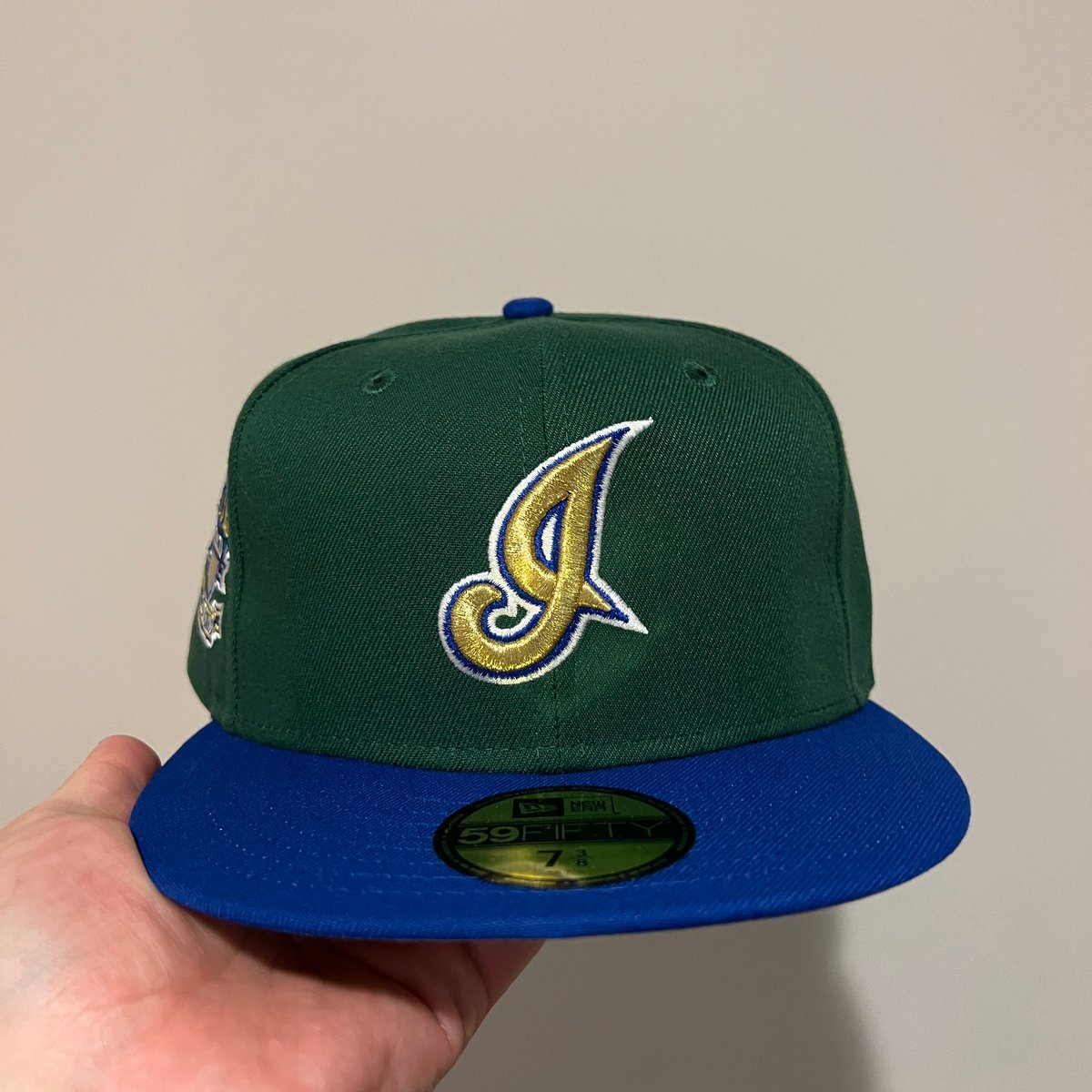 7 1/2 Cleveland Indians Green Royal Blue Gold Grey Jacobs Field