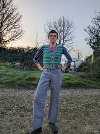 Image 5 of Classic March trousers in gingham