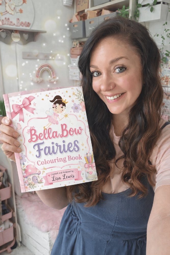 Image of PRE-Order - Bella Bow Fairy colouring book 