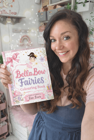 Image of PRE-Order - Bella Bow Fairy colouring book 