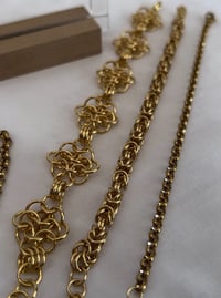 Image 2 of Mini Byzantine Bracelet (Gold) 