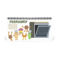 Image 3 of Dog & Frog 2026 Desktop calendar