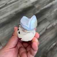 Image 5 of Druzy Blue Lace Agate Hamster Rock Friend 