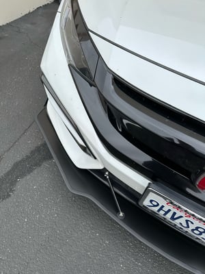 Image of 2016-2021 Honda Civic (10th Gen) "V2" front splitter