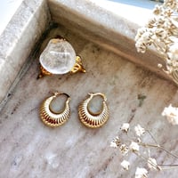 Image 2 of CARLY HOOPS IN GOLD