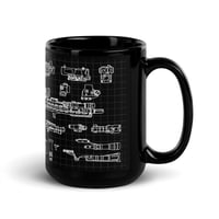 Image 2 of 416 Black Glossy Mug blueprint 