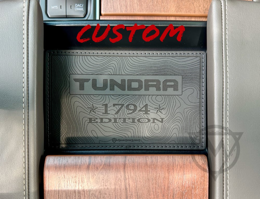 TUNDRA / SEQUOIA Console Insert | MacGregor Customs Leather Co.