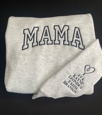 Image 3 of MAMA Hoodies Embroidered (on center of chest) 