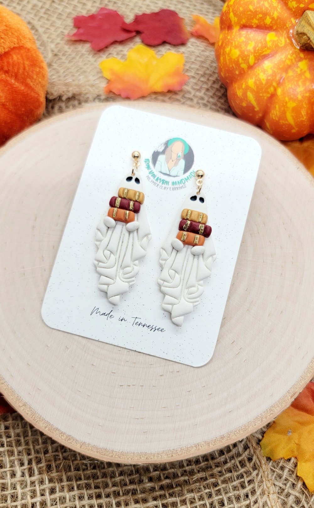 Image of Bookish Ghost Earrings