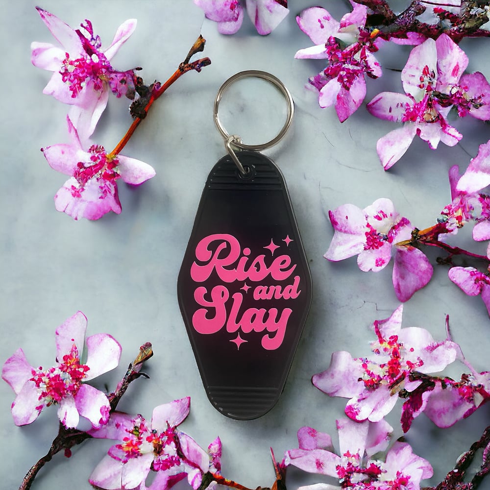 Image of Rise and Slay keychain