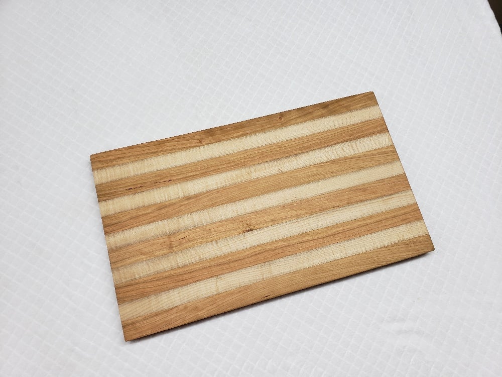 Cutting Board: Cherry and Maple Mini 8″ x 6″ x 1.5″