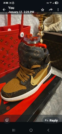 Image 3 of Size 9 Brown Sneakers, Tote, Hat & 3Stack