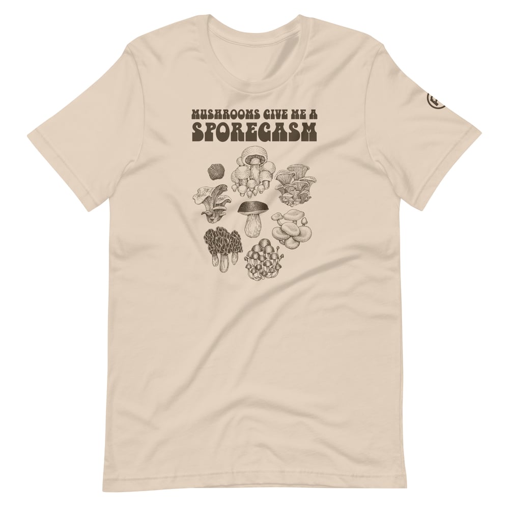 Image of Mushrooms Sporegasm Tee