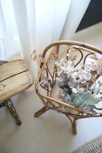 Image 4 of Travailleuse/ Porte Plante ancien en Rotin