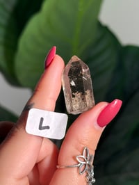 Image 12 of CHOOSE YOUR OWN MINI RUTILE SMOKEY QUARTZ POINTS (NATURAL UNPOLISHED POINTS) -BRAZIL- LOT 1