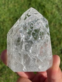 Image 1 of Crackle Quartz Crystal Tower #1827