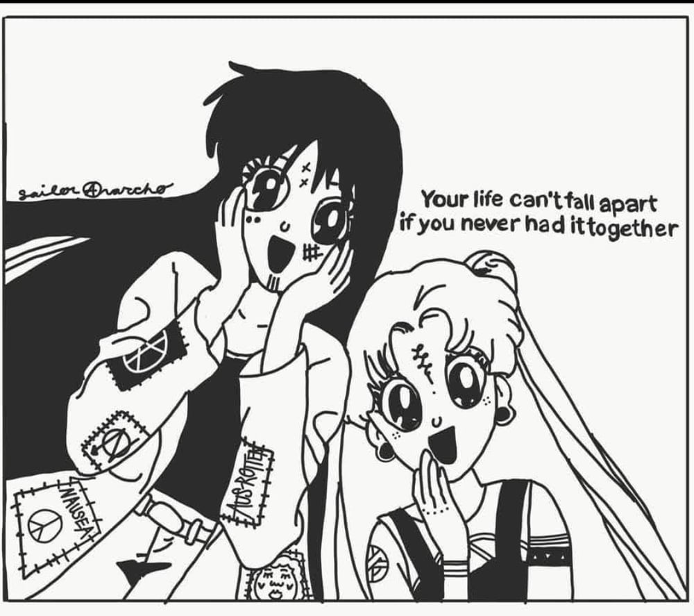 Image of Dirtykid/ Crust punk (sailor moon) 