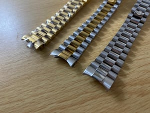Image of 20mm 21mm Rolex President S/Steel, Gold, 2/Tone Steel Straps