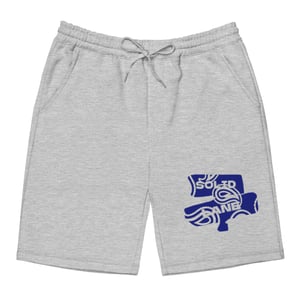 Image of Navy Paisley Logo Shorts