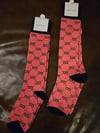 Fashionable Pink Socks