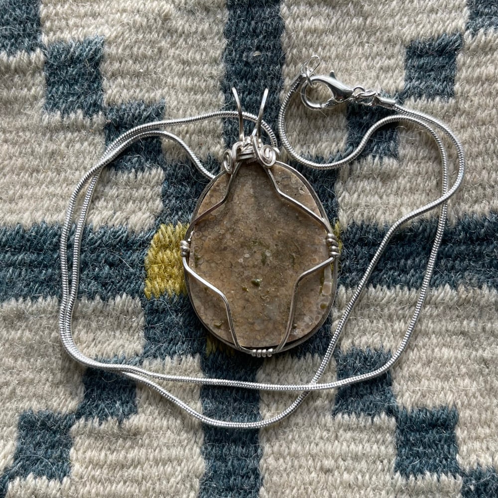 Oolitic Chert Cabochon From The Utah Desert