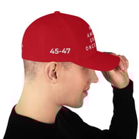 Image 3 of Make America Great Once Again - Trump Vance - Flex Fit Structured Twill Cap