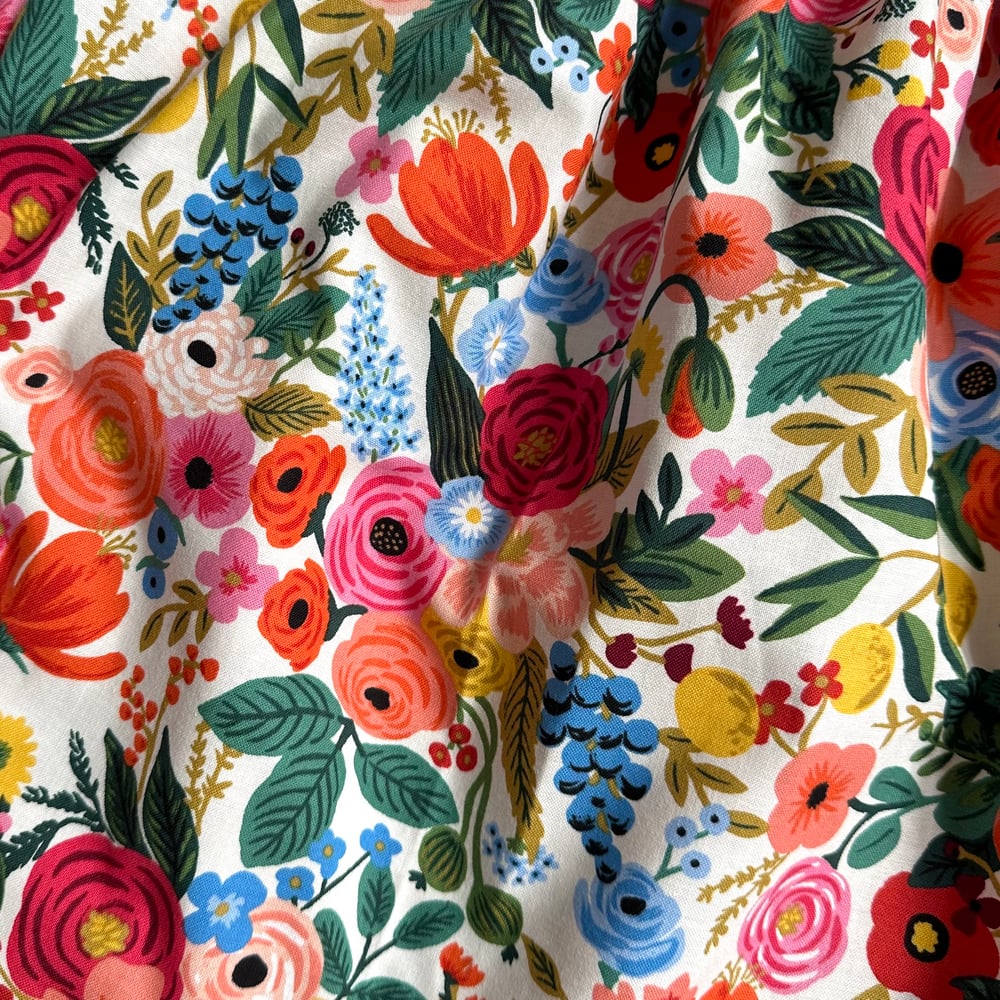 Image of Women's Skirt - Rifle Paper Co. - White Multi Floral
