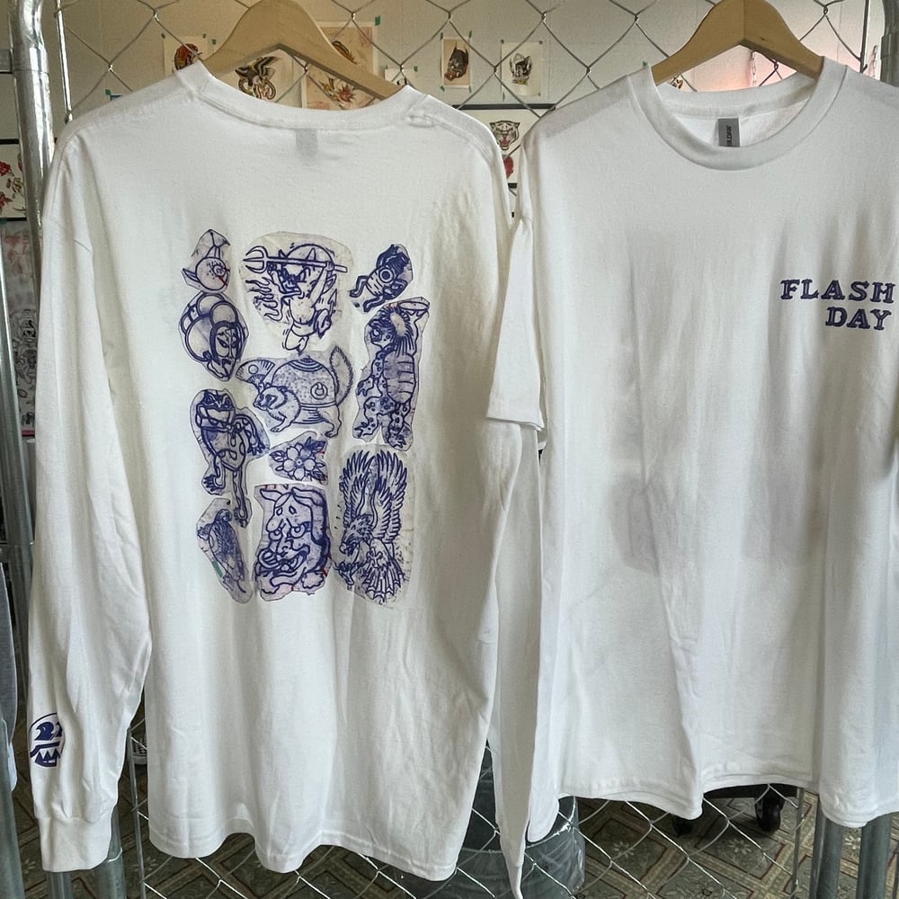Image of Flash Day 2022 L/S t shirts White 