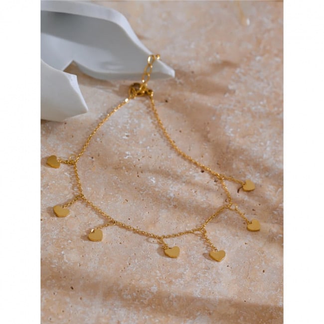 Image of Valentines CIELO Heart Anklet  