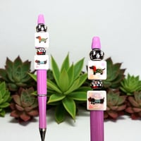 Weiner dog bead pen
