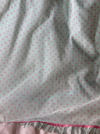 Image 4 of Vintage Y2K blue and pink polka dot babydoll cami 