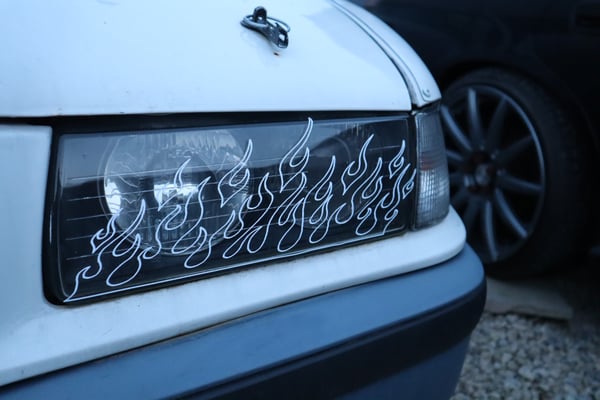 Image of Headlight flames 🔥 