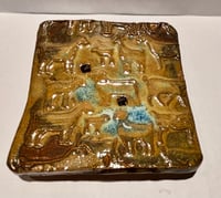 Pretty goat soapdish 