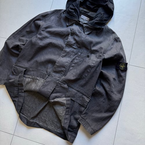 Image of SS 2005 Stone Island Nylon Hooded Jacket, Size Large