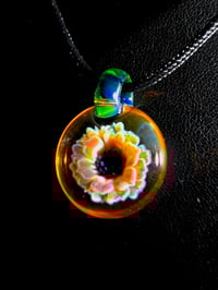 Image 1 of Psychedelic flower pendant..