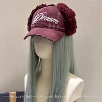 Image 4 of New Men Women Broken Style Letter Embroidery Baseball Hats Sunshade Distress Warm Outdoor Bomber Cap