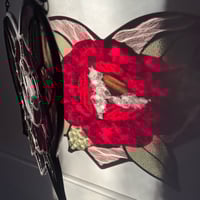 Image 4 of red rose heart