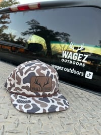 Old school camo Wagez Logo patch