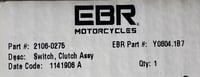 Image 3 of EBR Buell 1190 Clutch Switch Y0804.1b7